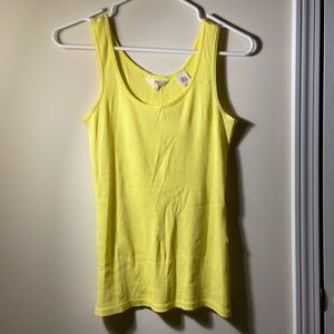 Yellow soft tank top!